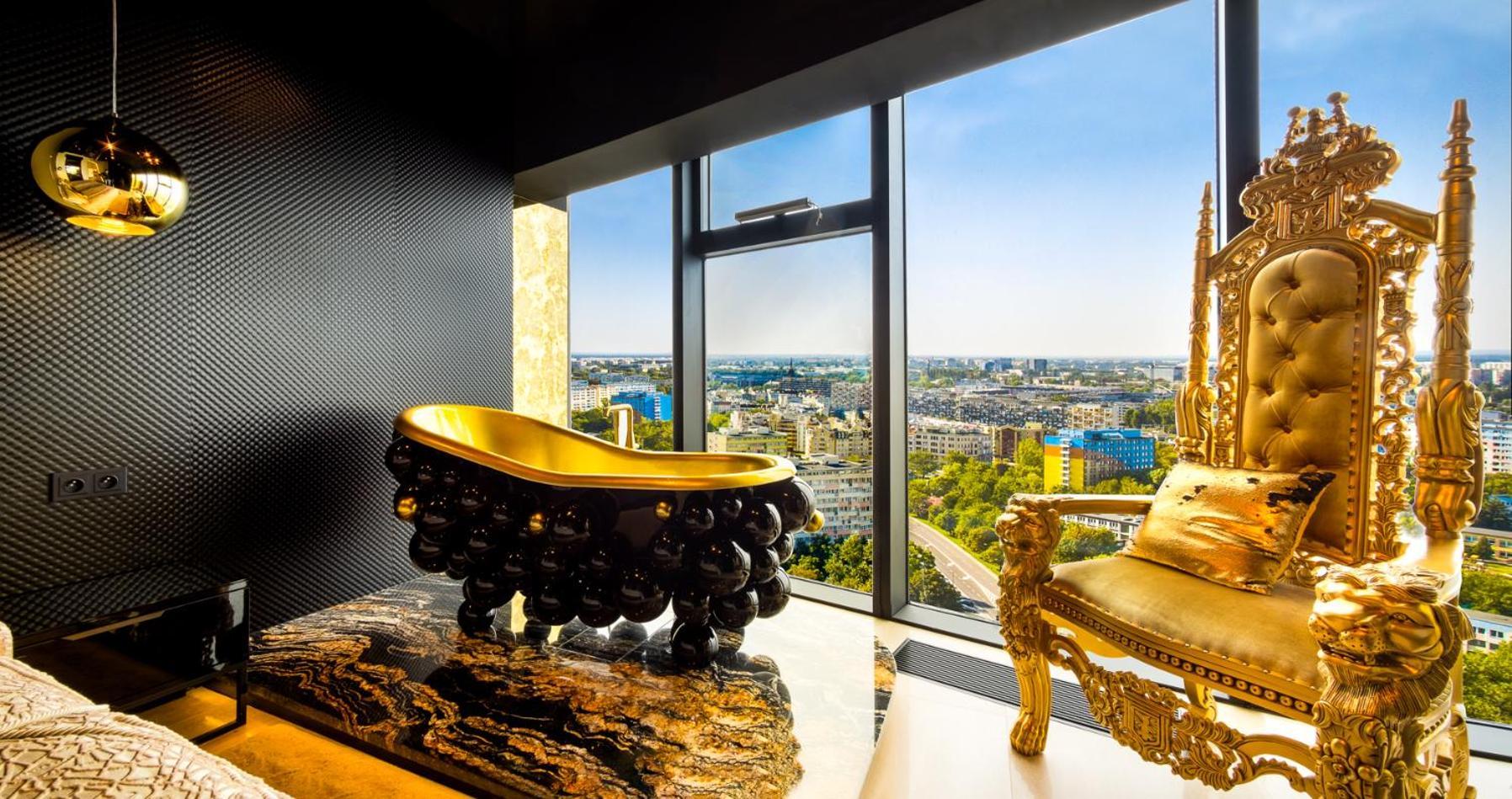30Th+ Floor Apartments In Sky Tower Wroclaw Ngoại thất bức ảnh