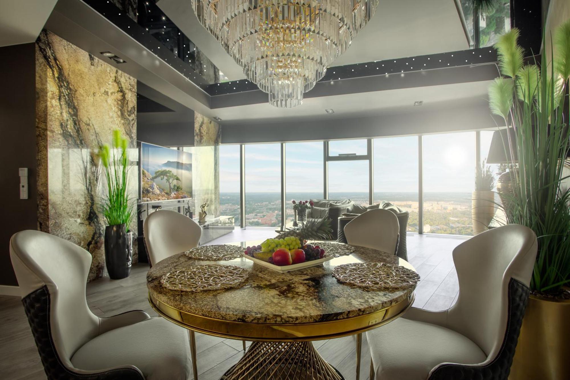 30Th+ Floor Apartments In Sky Tower Wroclaw Ngoại thất bức ảnh
