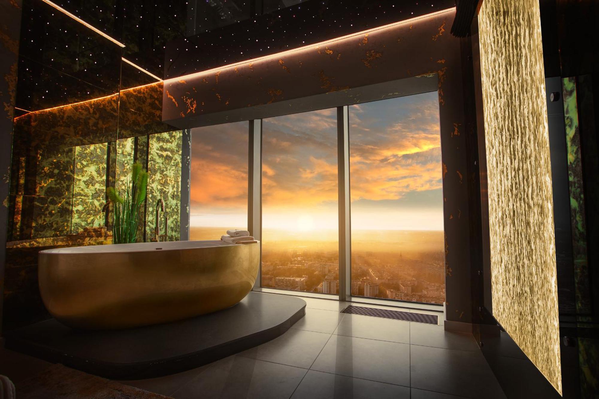 30Th+ Floor Apartments In Sky Tower Wroclaw Ngoại thất bức ảnh
